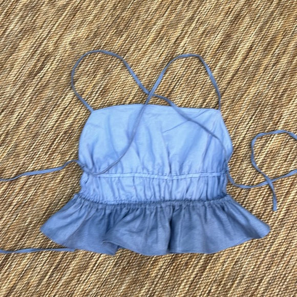 REFORMATION LINEN TOP - Picture 5 of 7